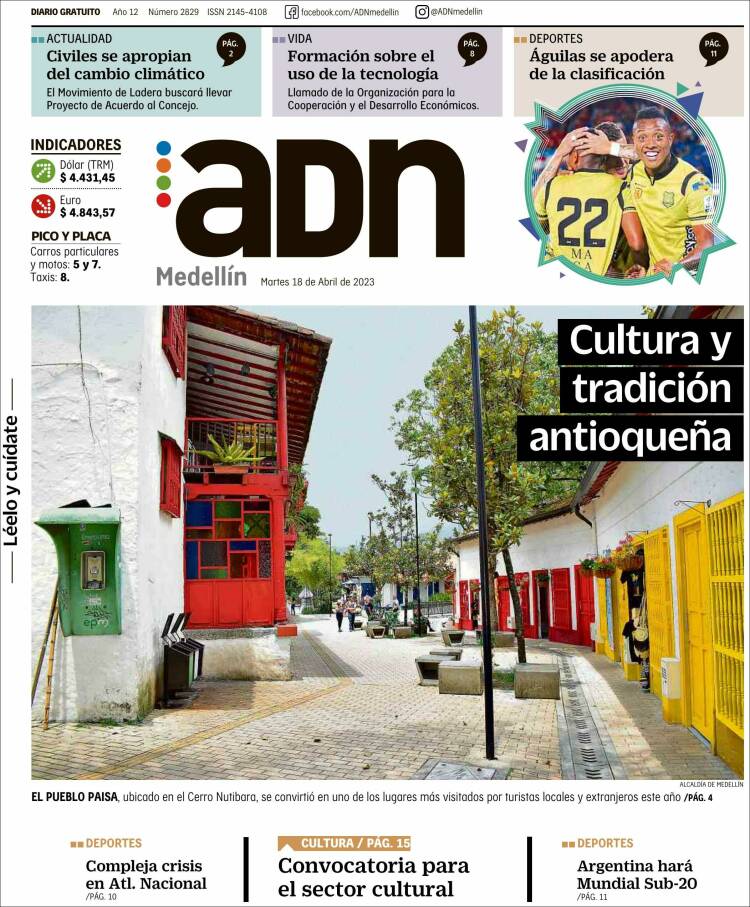 Portada de ADN - Medellín (Colombia)