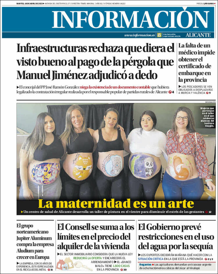 Portada de Diario Información (España)