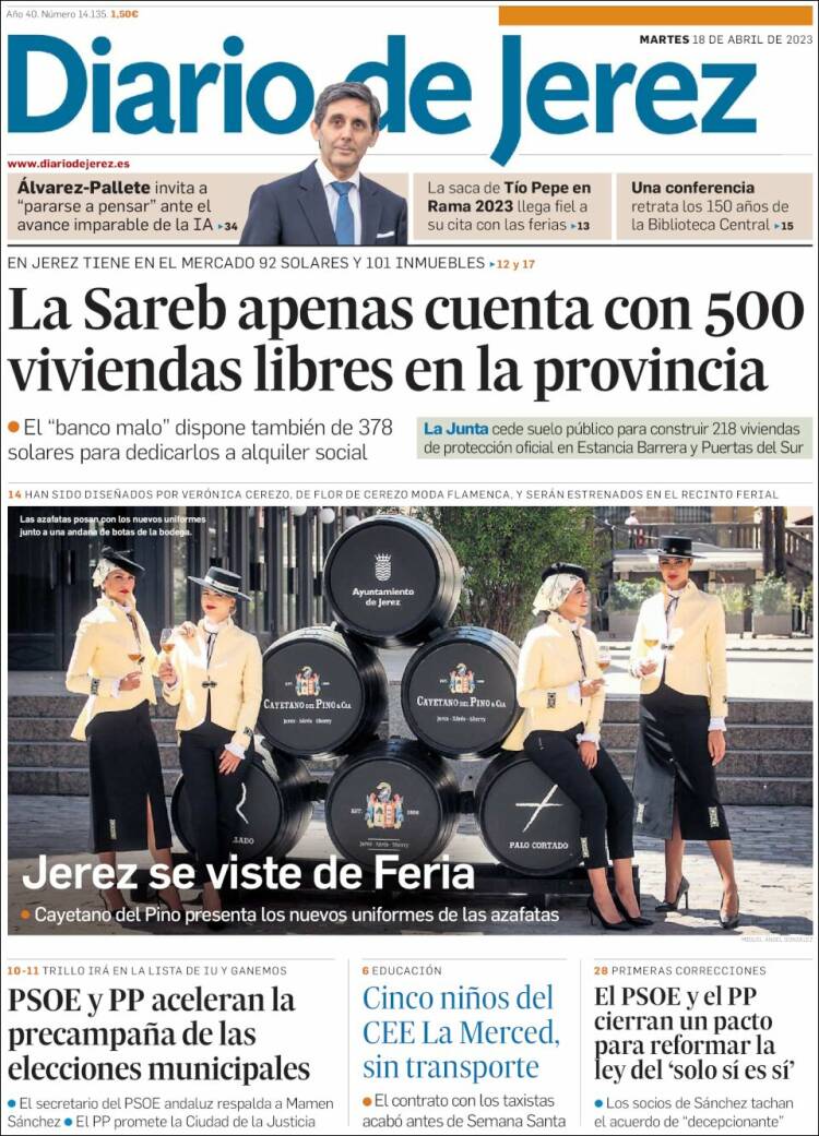 Portada de Diario de Jerez (España)