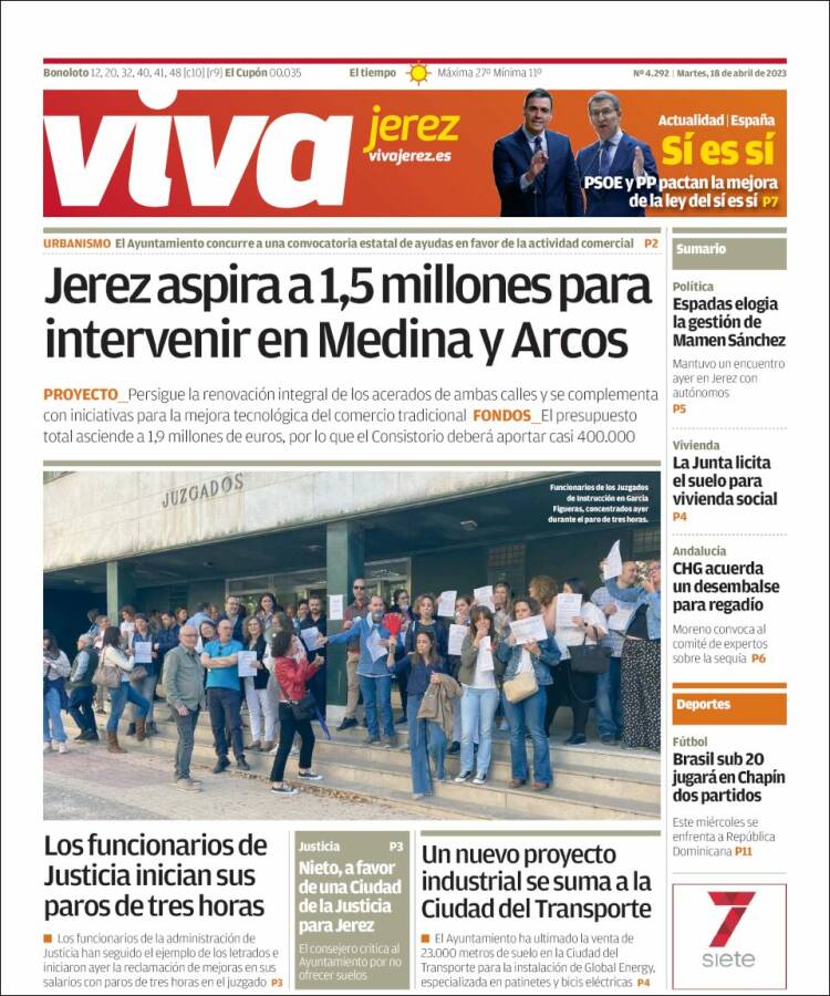 Portada de Información - Jerez (España)