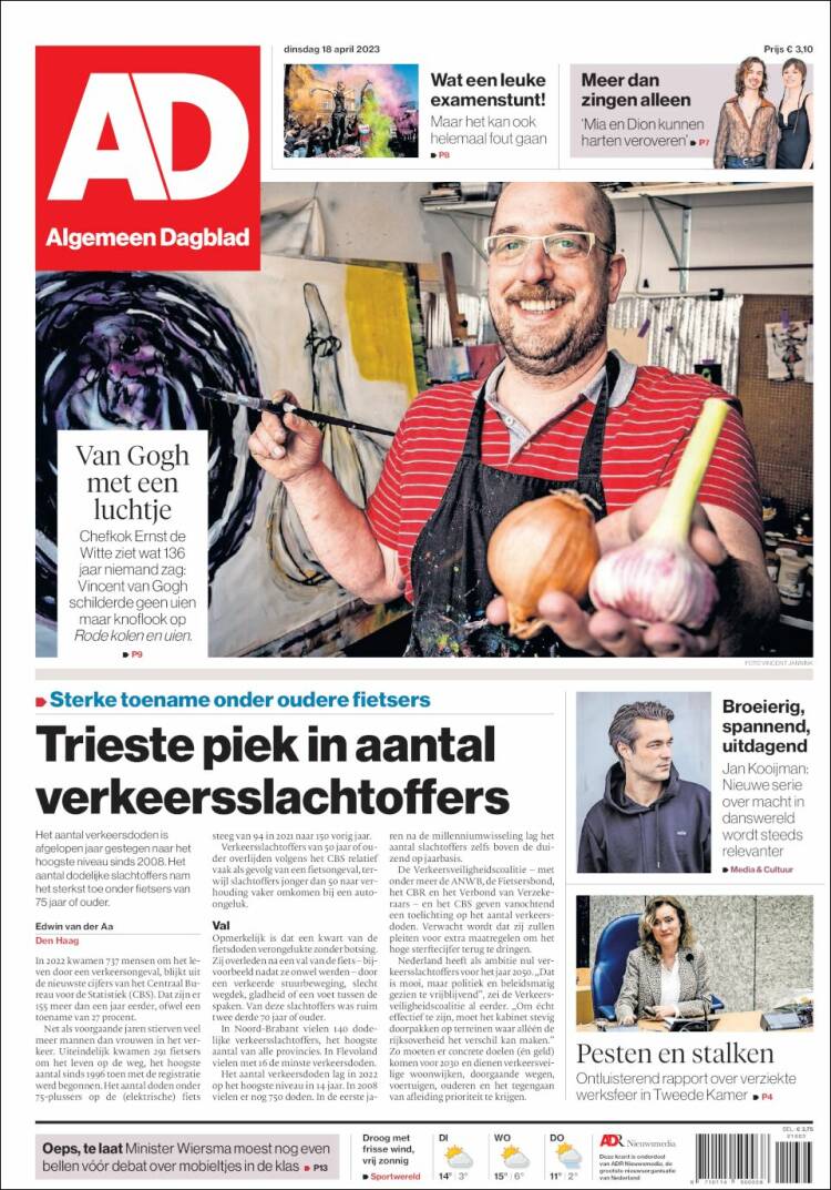 Portada de AD (Pa&iacute;ses Bajos)