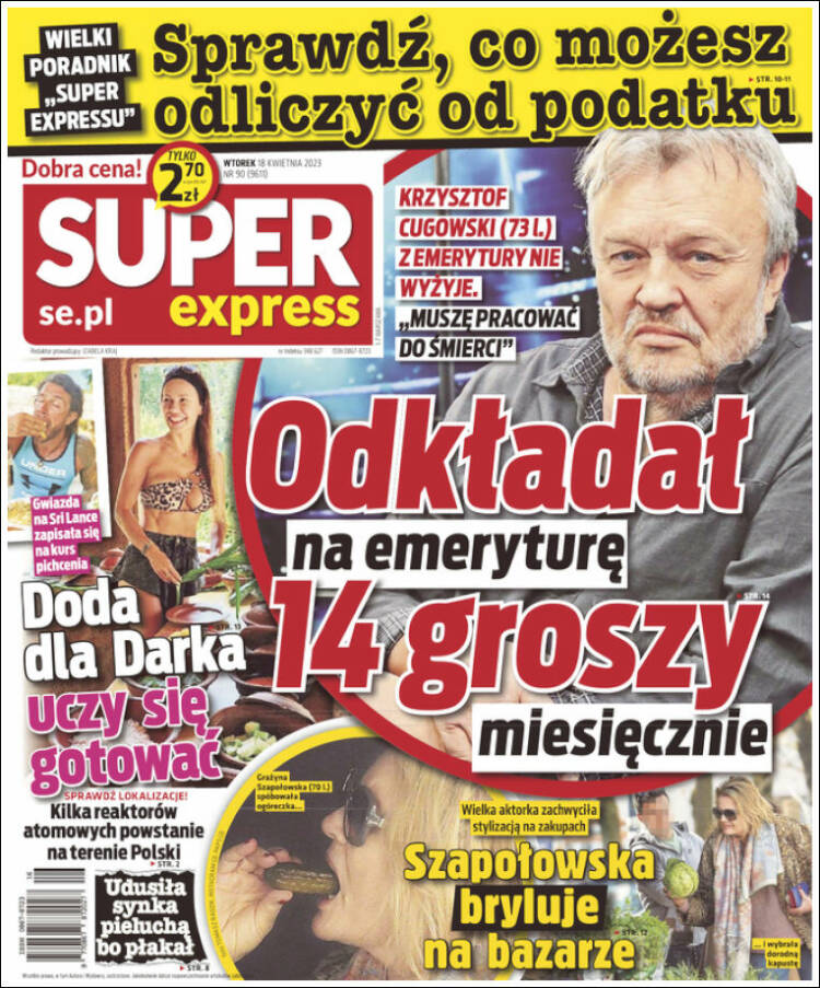 Portada de Super Express (Polonia)