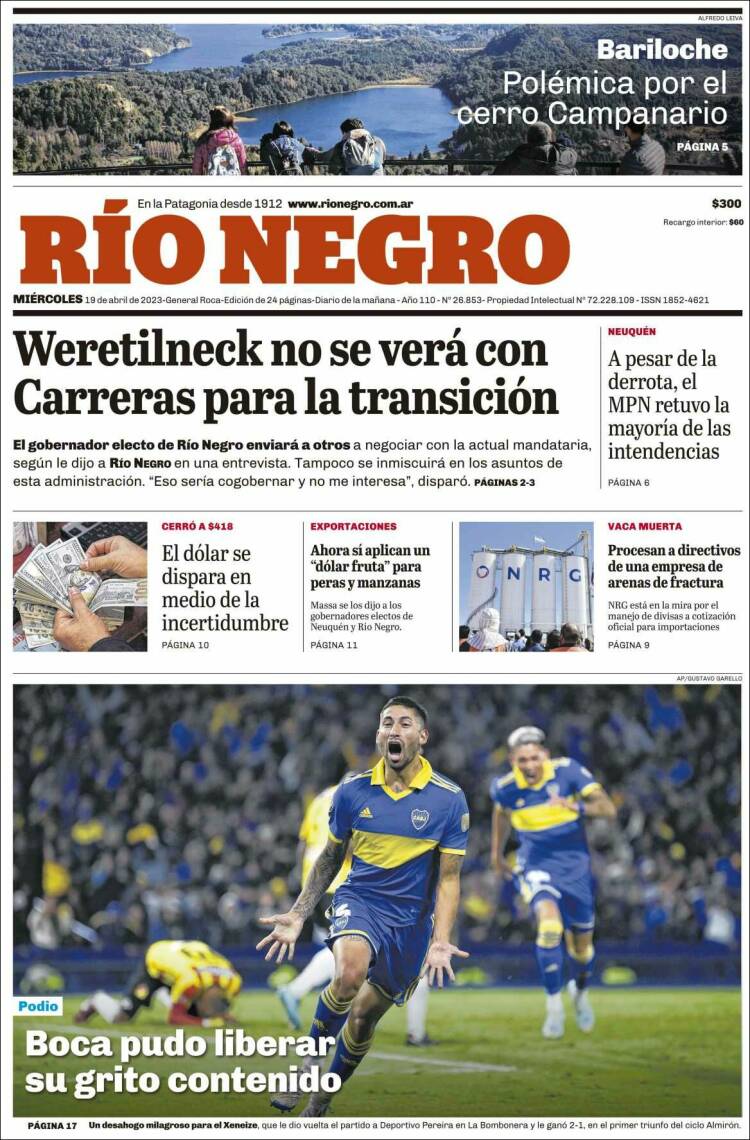 Portada de Rio Negro (Argentina)