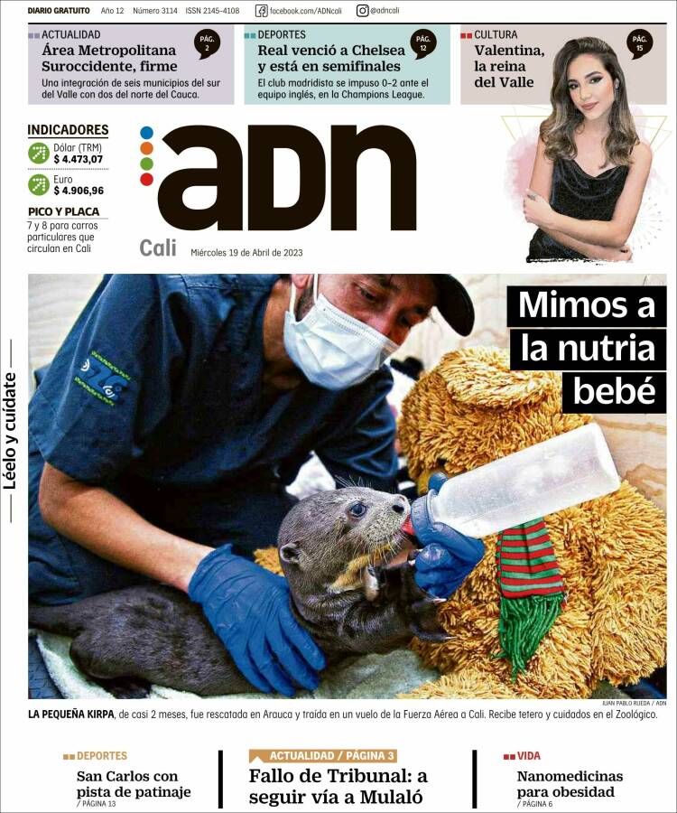 Portada de ADN - Cali (Colombia)