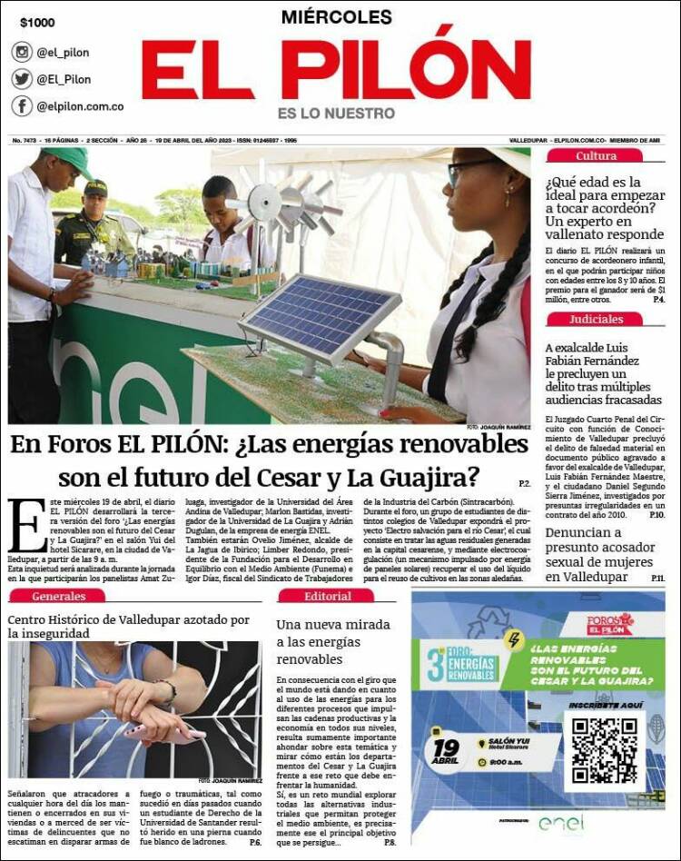 Portada de El Pilón (Colombia)
