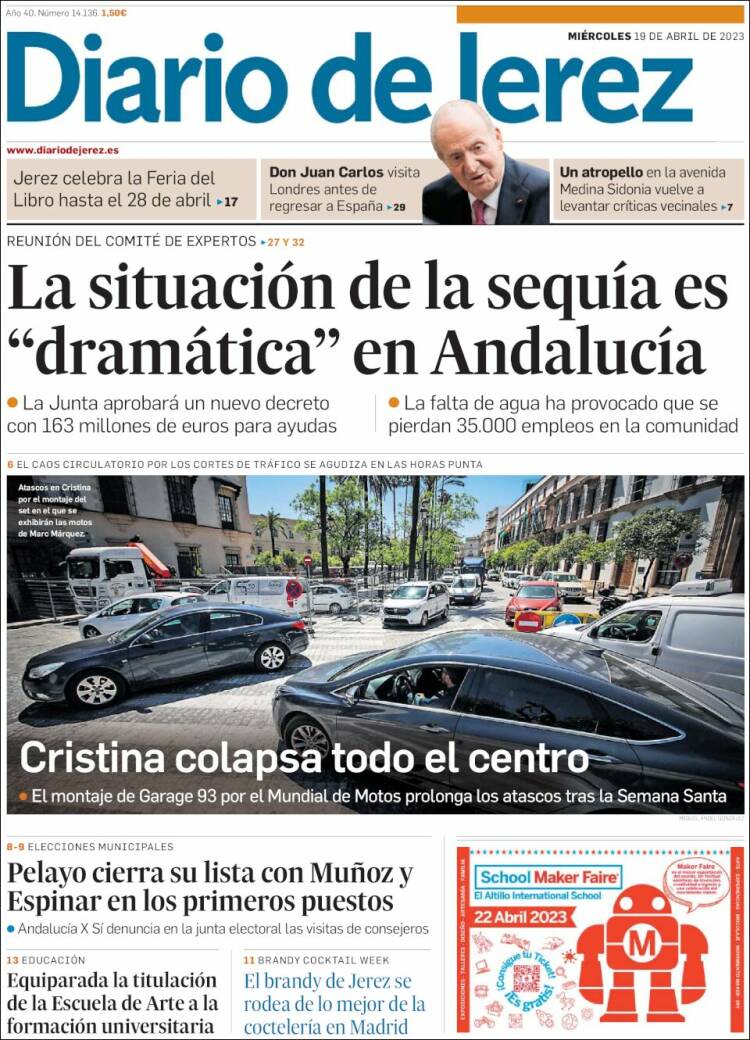 Portada de Diario de Jerez (España)