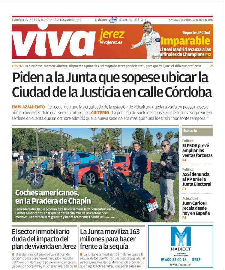 Portada de Información - Jerez (España)