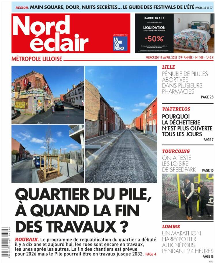 Portada de Nord Éclair (Francia)