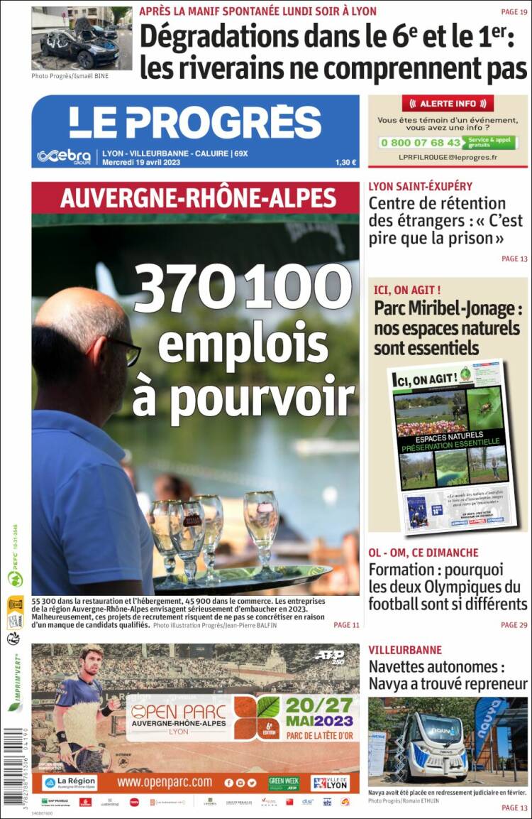 Portada de Progres de Fecamp (Francia)