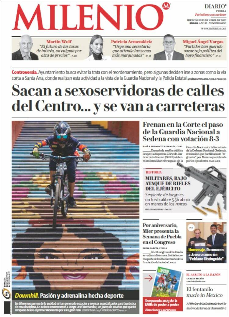 Portada de Milenio de Puebla (M&eacute;xico)