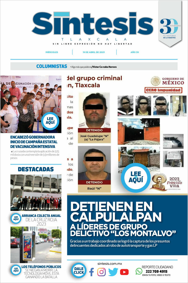 Portada de Síntesis de Tlaxcala (M&eacute;xico)