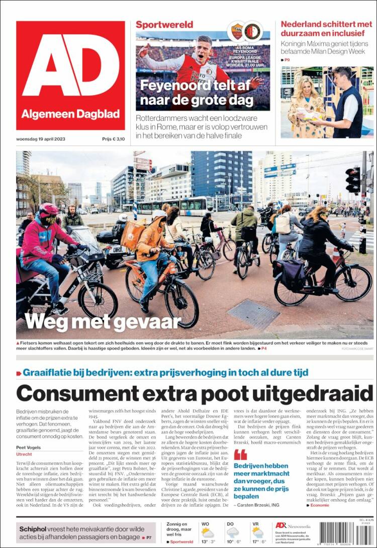 Portada de AD (Pa&iacute;ses Bajos)