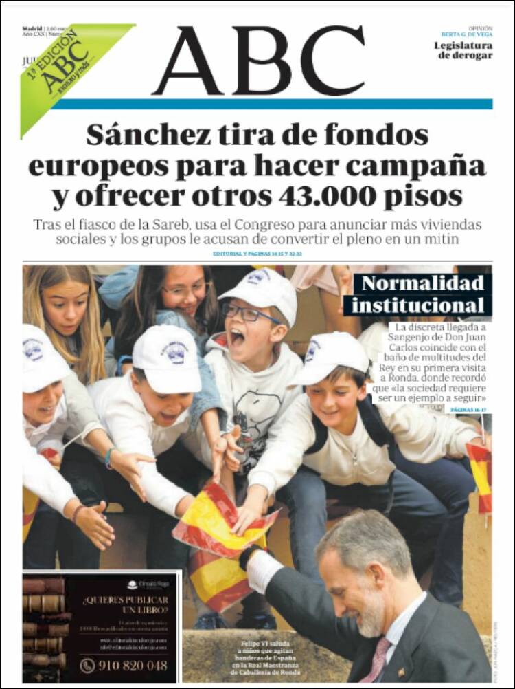 Portada de ABC (España)