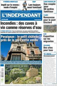 Portada de Le Indépendant (Francia)