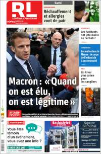 Portada de Le Republicain Lorrain (Francia)