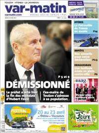 Portada de Var-Matin (Francia)