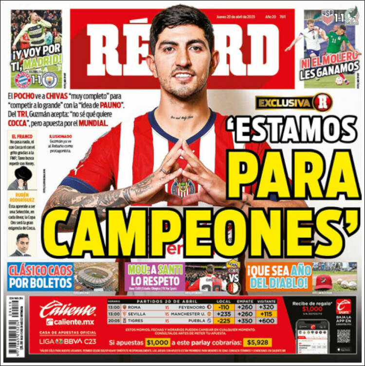 Portada de Record (México)