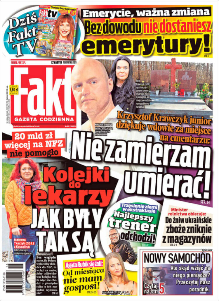 Portada de Fakt (Polonia)