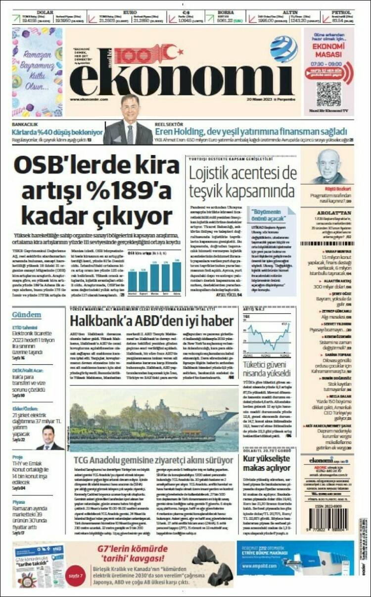 Portada de Dünya (Turqu&iacute;a)