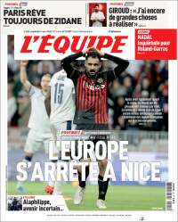 Portada de L'Equipe (France)