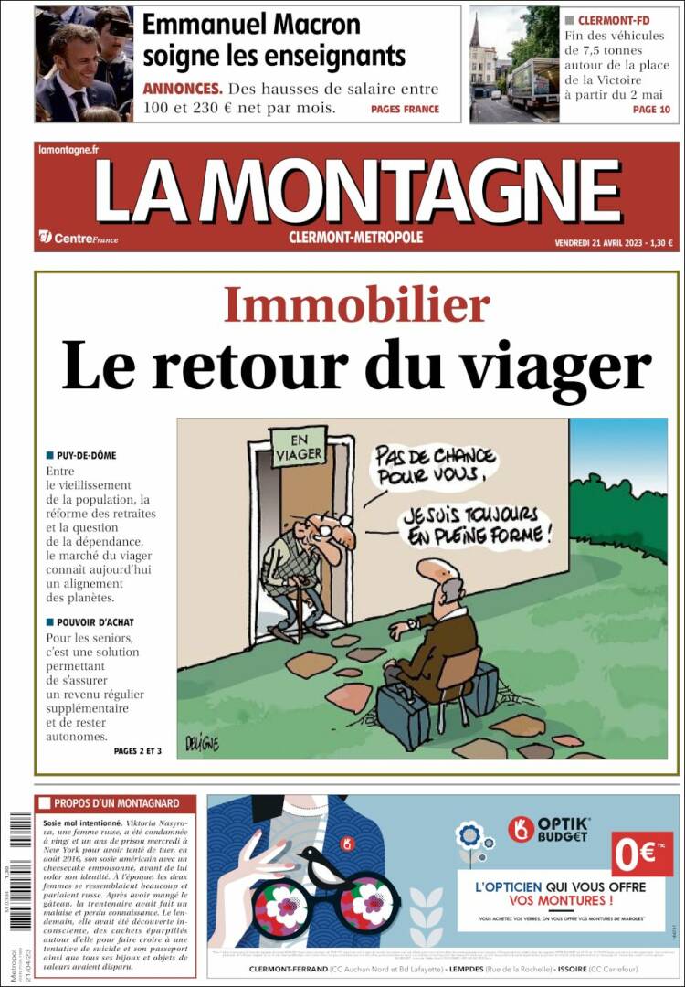 Portada de La Montagne (France)