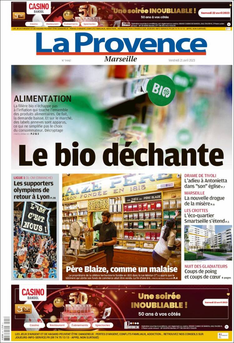 Portada de La Provence (France)