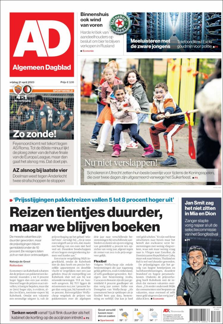 Portada de AD (Pa&iacute;ses Bajos)