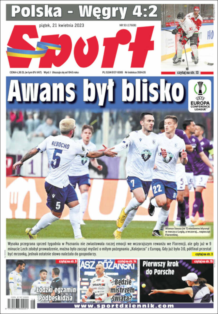 Portada de Katowicki Sport (Polonia)