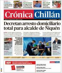 Portada de Crónica Chillán (Chile)