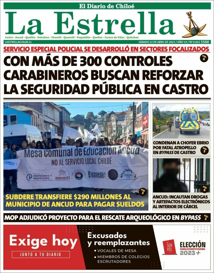 Portada de Estrella de Chiloé (Chile)