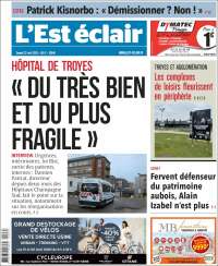 Portada de L'Est Eclair (Francia)
