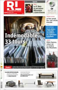 Portada de Le Republicain Lorrain (Francia)