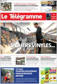 Portada de Télégramme (Francia)