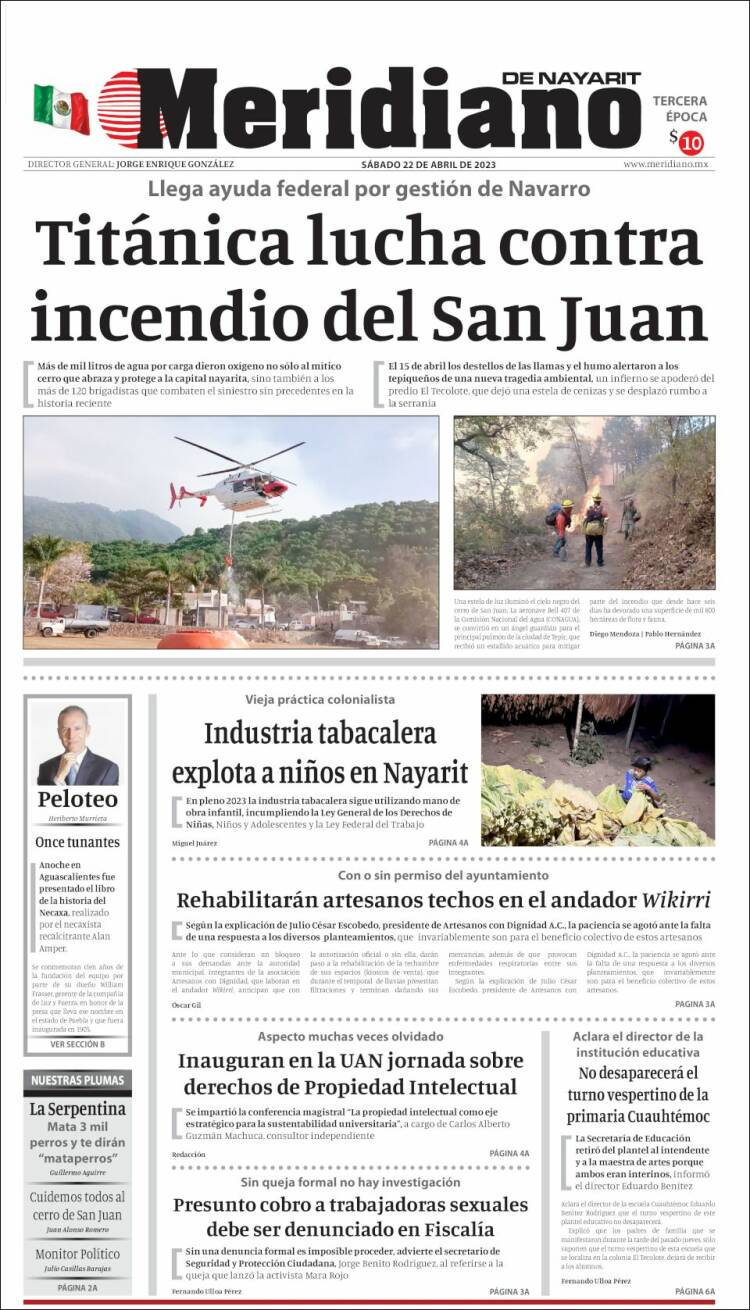 Portada de Meridiano (México)