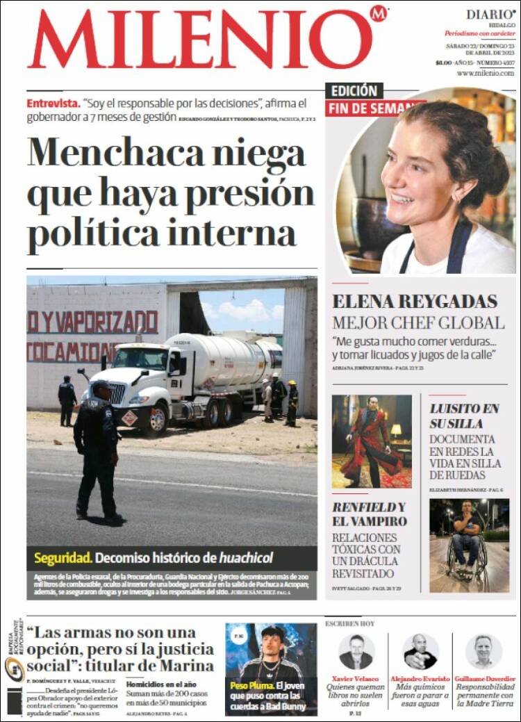 Portada de Milenio de Hidalgo (México)