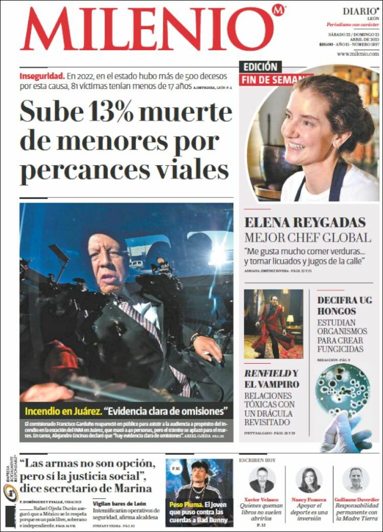 Portada de Milenio de León (México)