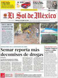 Portada de El Sol de México (México)