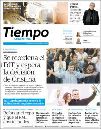 Portada de Tiempo Argentino (Argentina)