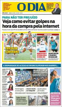 Portada de O Dia (Brasil)