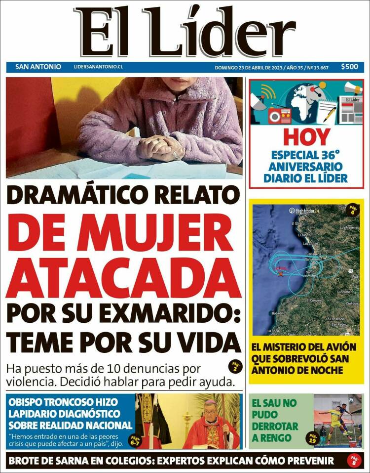 Portada de Lider de San Antonio (Chile)