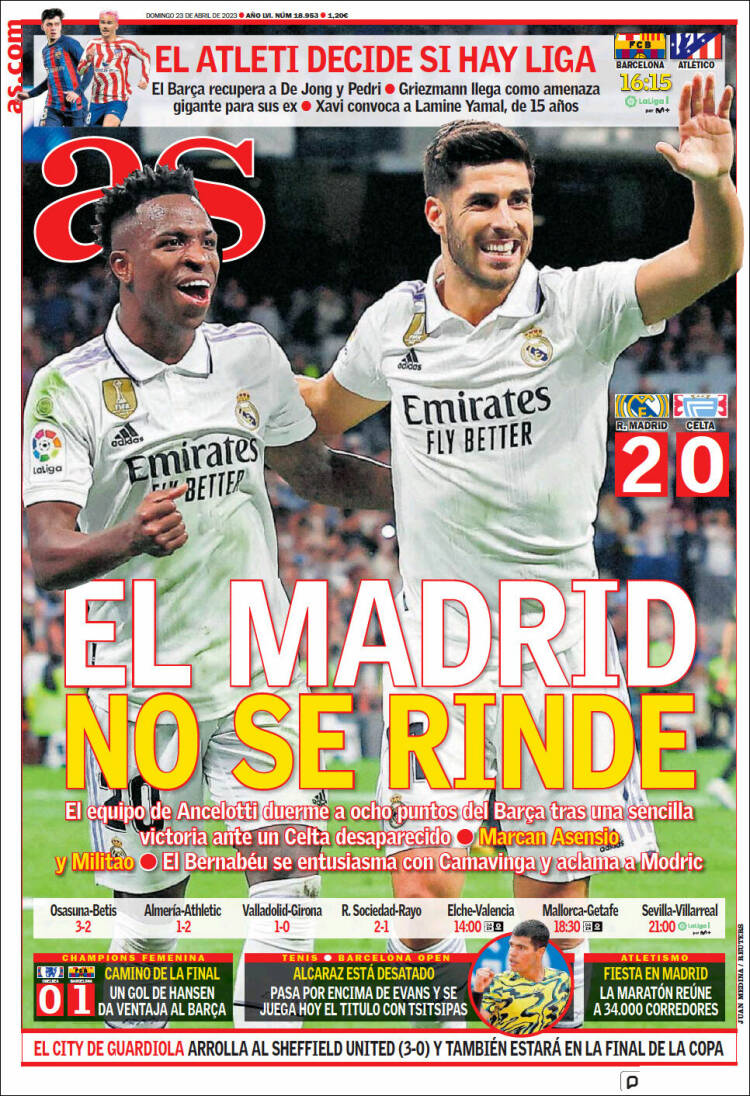 Portada de As (España)