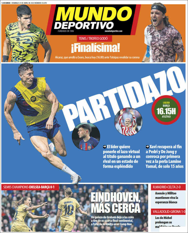 Portada de El Mundo Deportivo (España)