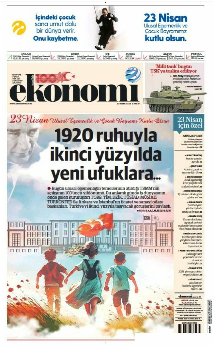 Portada de Dünya (Turqu&iacute;a)