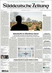 Portada de Sueddeutsche (Alemania)