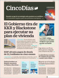 Portada de Cinco Días (Espa&ntilde;a)