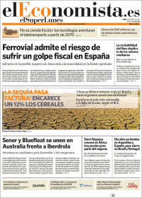 Portada de El Economista (Espa&ntilde;a)