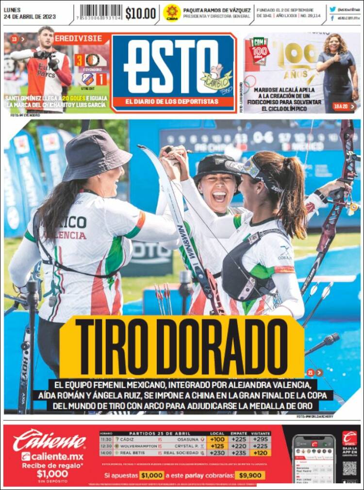 Portada de Esto (M&eacute;xico)