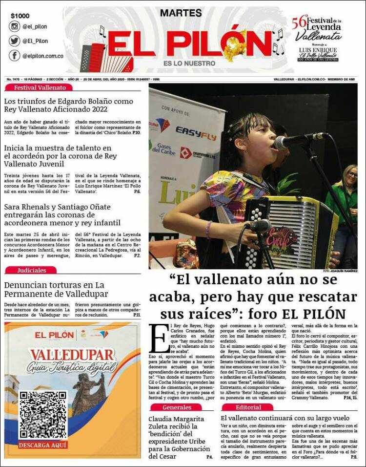 Portada de El Pilón (Colombie)