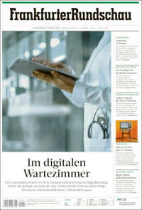Portada de Frankfurter Rundschau (Alemania)