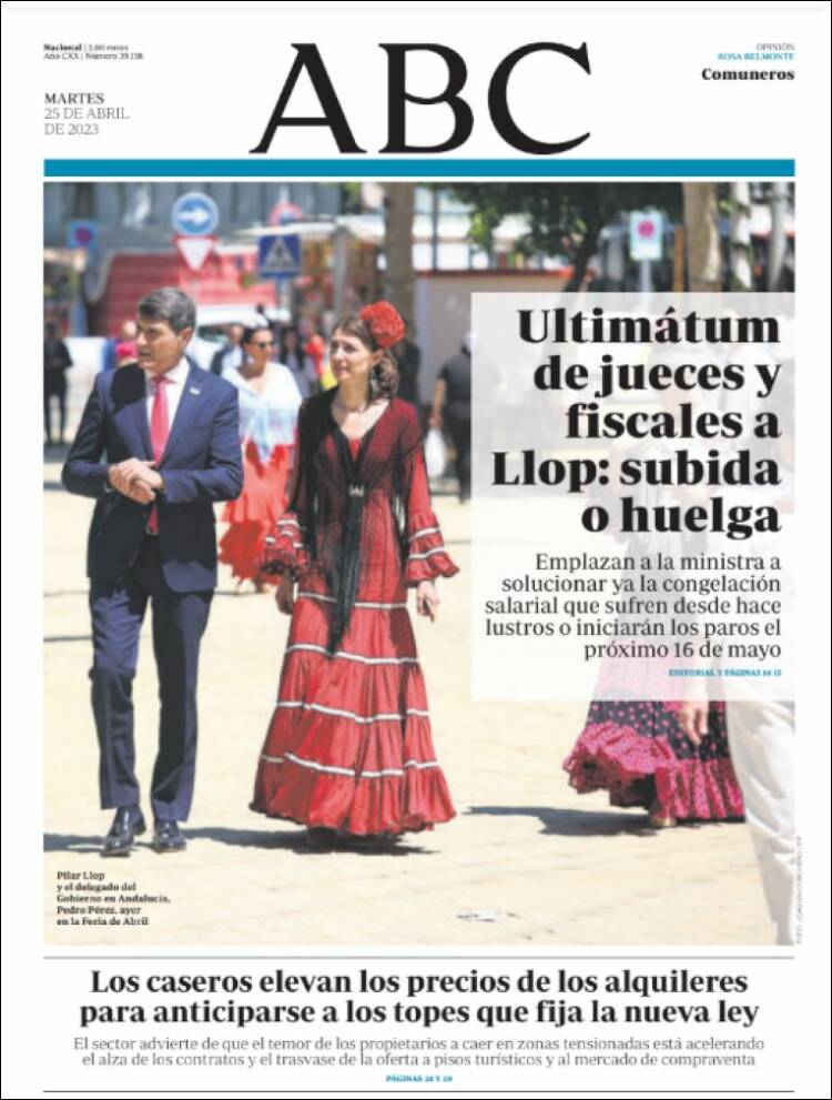 Portada de ABC (España)